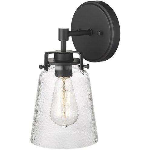 Amberose Indoor Wall Sconce Wall Light in Matte Black